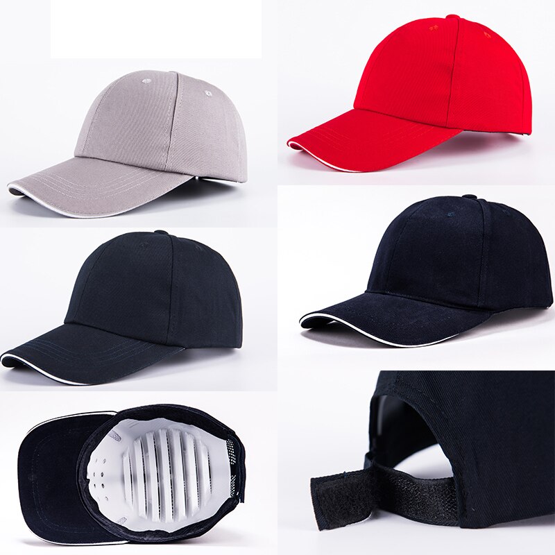 Baseball Bump Cap Safety Hard Hat Head Protection Cap Adjustable Protective Hat