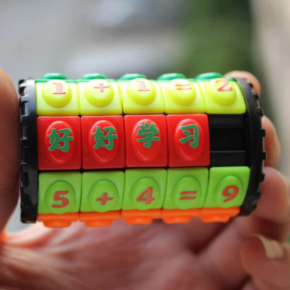 Kids Math Toy Mathematical Figures Digital Magic Puzzle Cubes Game Educational Toys For Children Early Learning