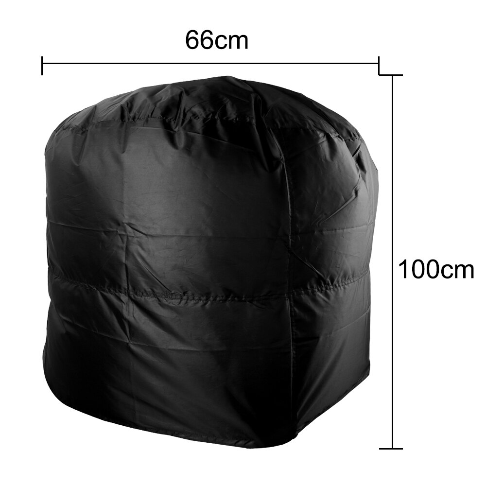 Pyöreä grillikansi vedenpitävä sadesuoja retkeily ulkogrilli bbq kansi grilli kansi 77 x 58cm/80 x 66 x 100cm pölynsuoja