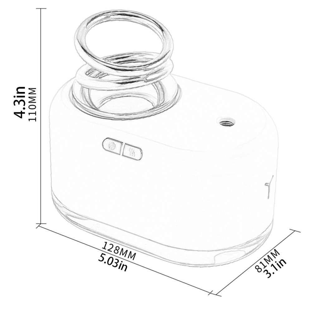 Usb Powered Portable Convenient Desktop Air Atomizer Cooler Water Cooling Mini Home Humidifier