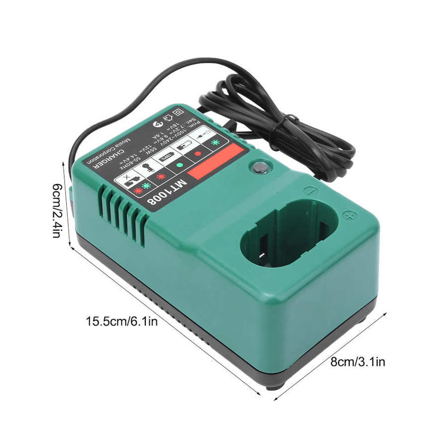 MT1008 Small Universal Charger for Electric Drill Battery 7 2/9 6/12/14 4/18V