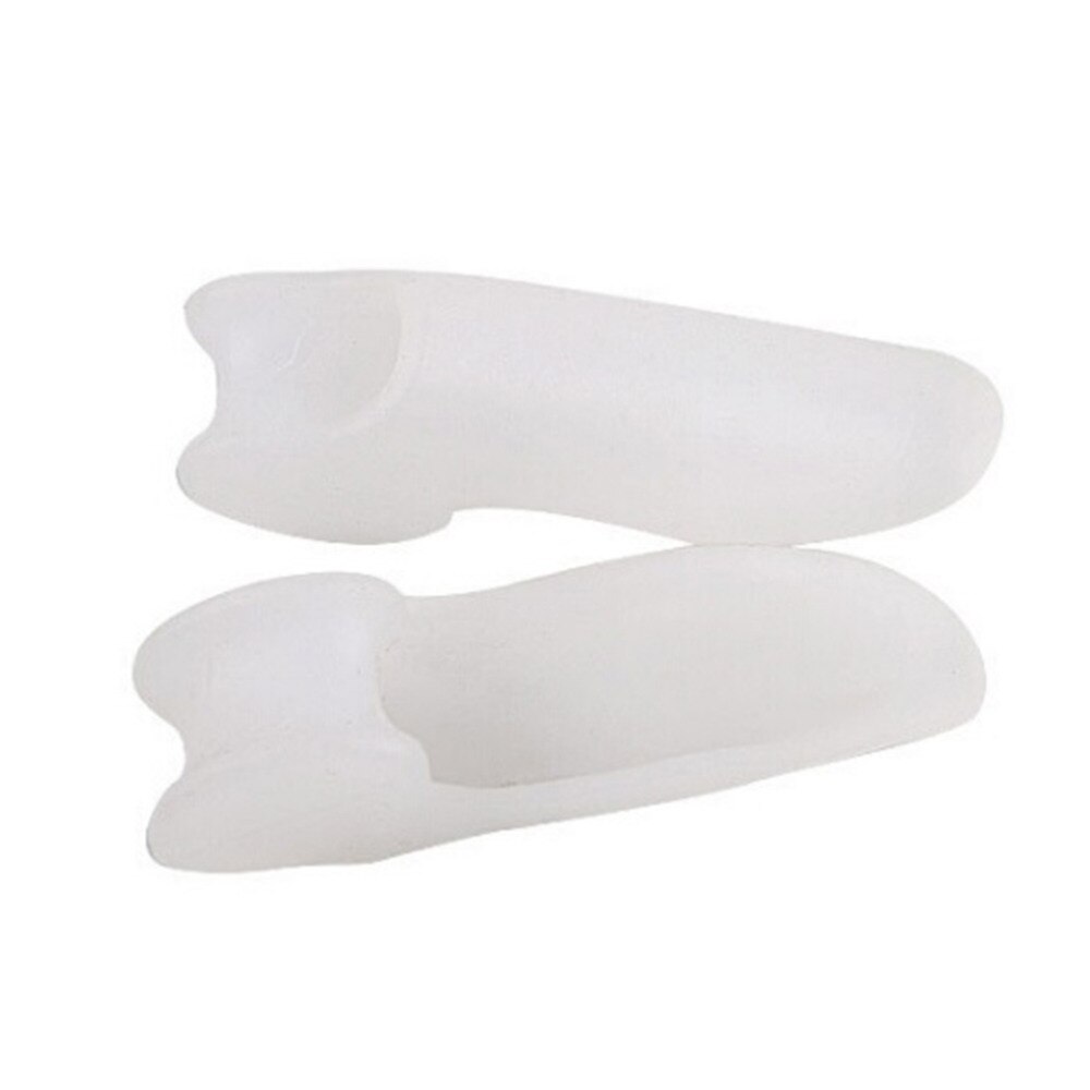 1 par Pouco Dedo Mindinho Do Pé Polegar Para O Uso Diário de Correção Hálux Valgo Silicone Gel Toe Joanete Guarda Cuidados Com Os Pés separador do dedo do pé