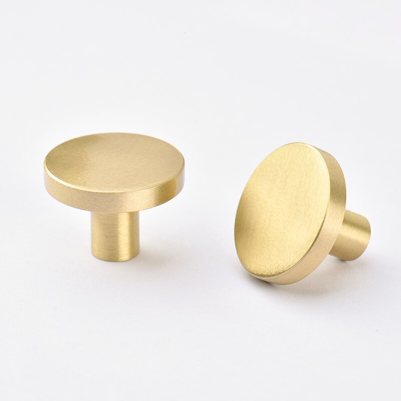 Maniglie e manopole per porte da cucina manopola per comò rotonda in ottone maniglia per cassetto maniglia per porta dell'armadio manopola per Hardware da cucina antica antica