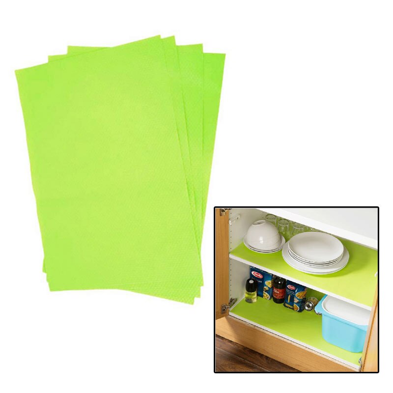 4pcs Refrigerator Pad Antibacterial Antifouling Mildew Refrigerator Mats Moistureproof Waterproof Pad Cooler Fridge Mats