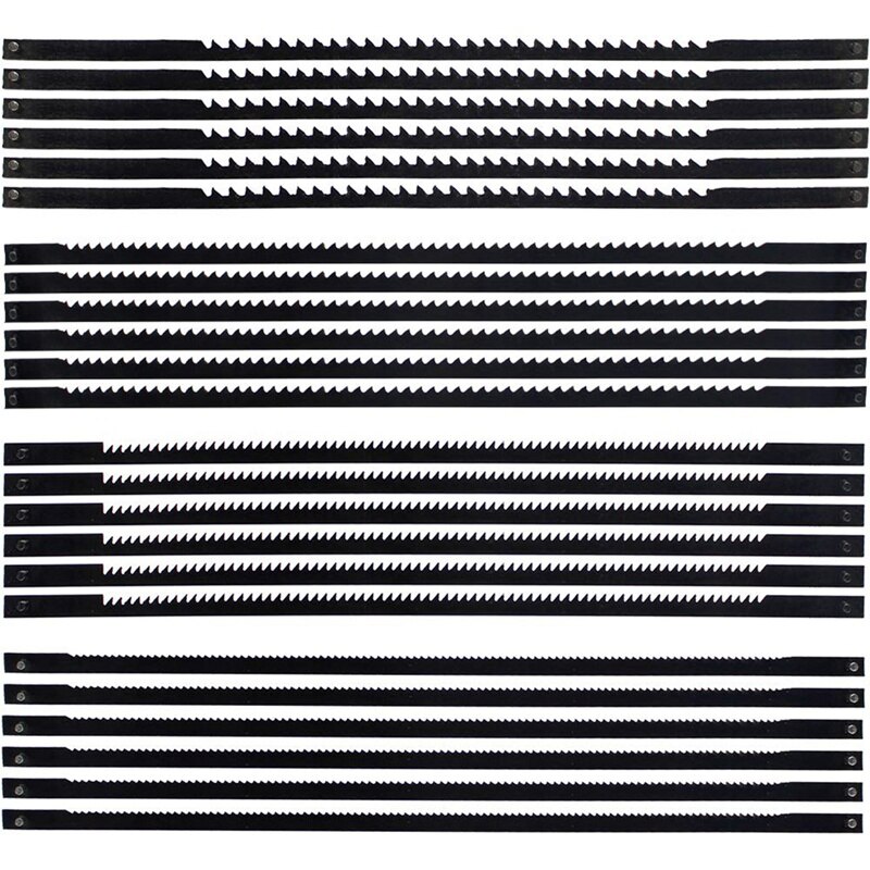 24 st rullsågblad 127mm strängsågblad i kolstål med tvärstift 10/15/18/24 tänder standard finsågblad