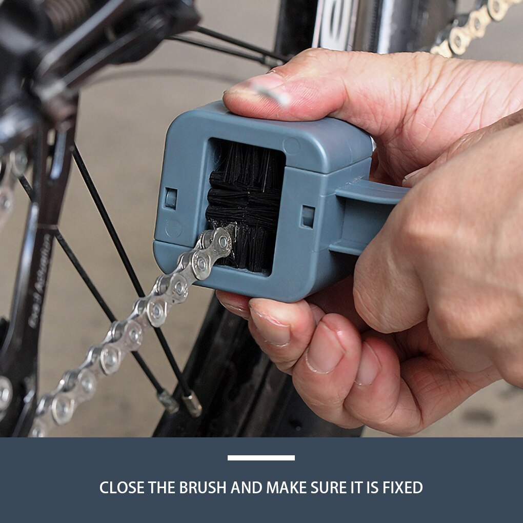 Portable Bicycle Chain Clean Brush Plastic Gear Grunge Brush MTB Mountain Bike Machine Washer Brush Scrubber Cycling Clean Tool