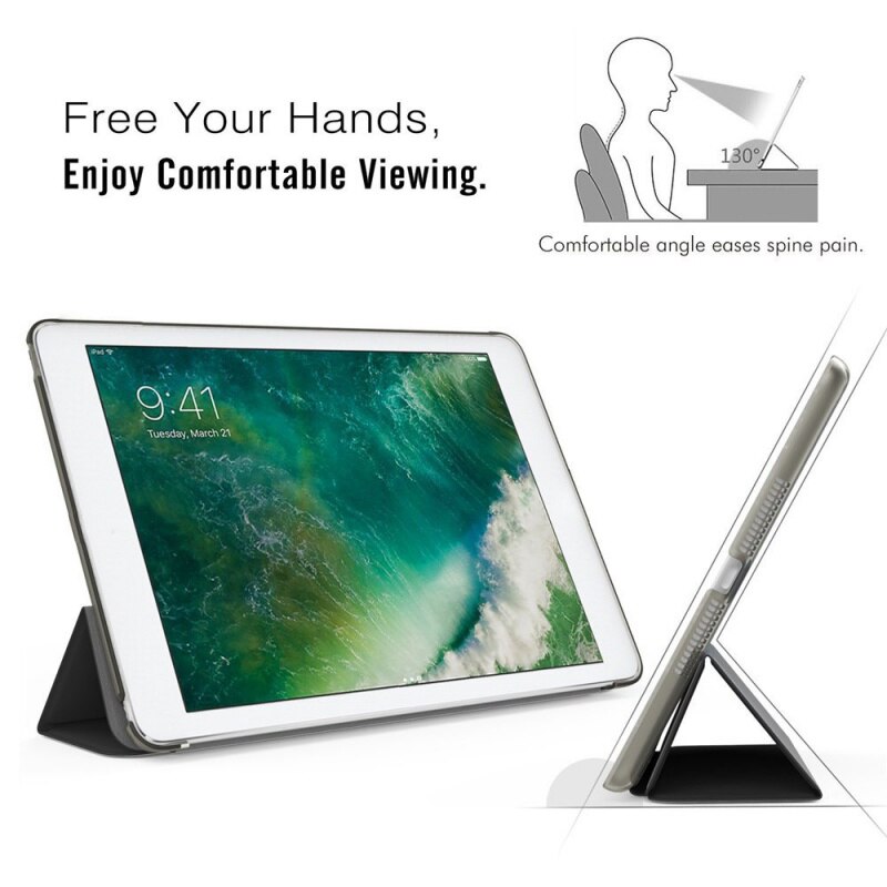 Funda huawei mediapad  m5 lite 10.1 bah 2-w19 bah 2-l09 magnetiskt läderfodral flip cover tabletfodral kickstand folio coque