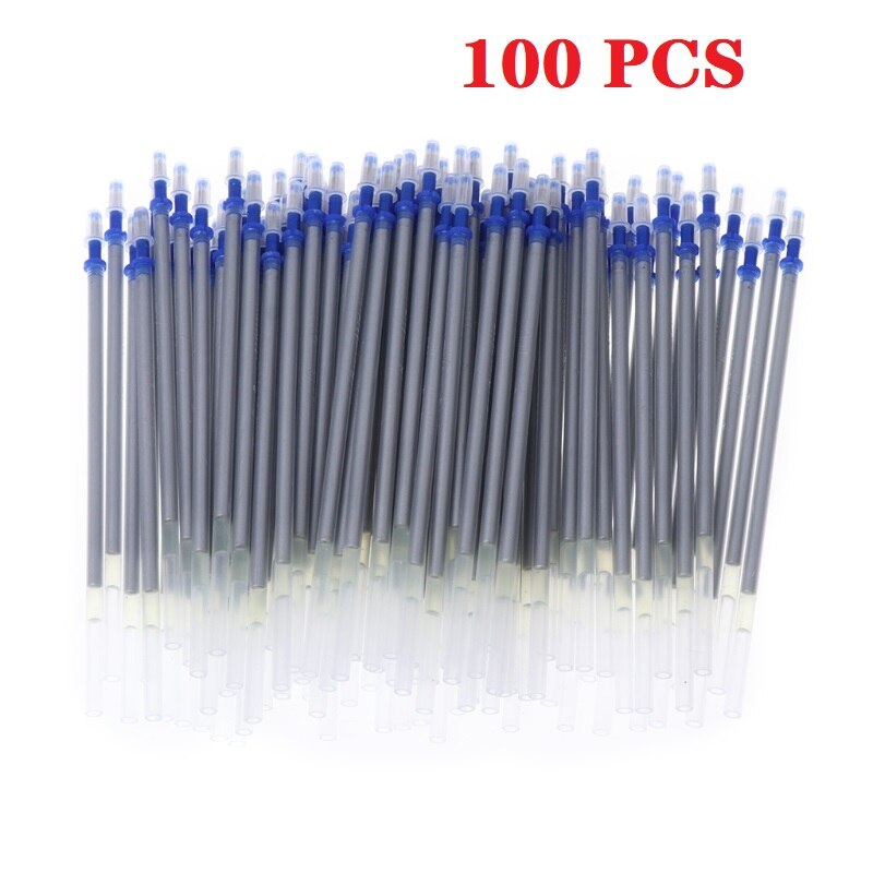 100 Pcs Disappearing Ink Fabric Marker Pen Cross Stitch Temporary Marking Heat Erasable Pen for Fabric Dressmaking Sewing Tools