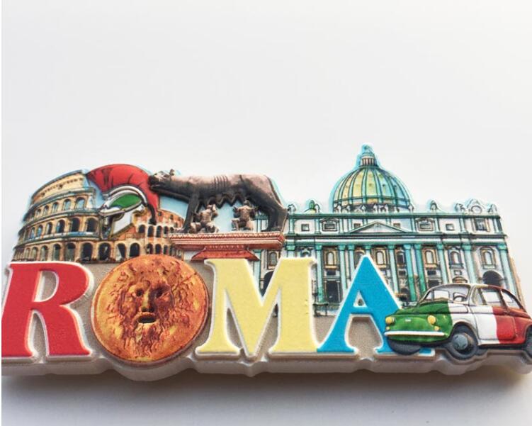 Rome Italy Fridge Magnets Travel Souvenir Refrigerator Magnetic Stickers