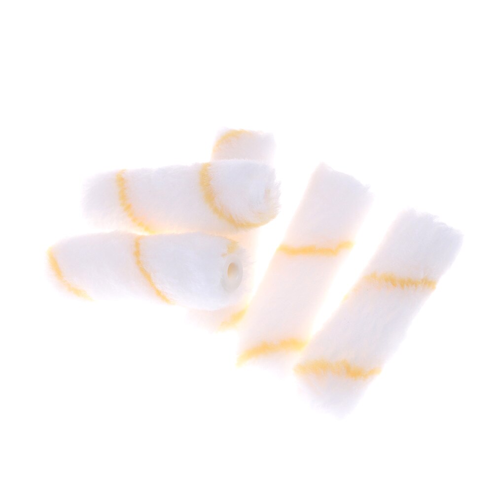 5Pcs 4" Paint Roller Covers Mini Paint Roller Edger Trim Roller Tool Set Household Tools