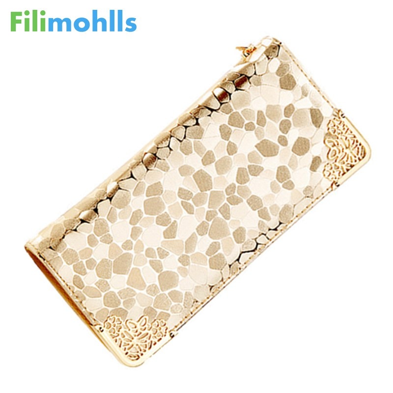 Long Wallets Ladies PU Leather Zipper Purse Card Holders Clutch bag Wallet Women Female Carteira Feminina S1262