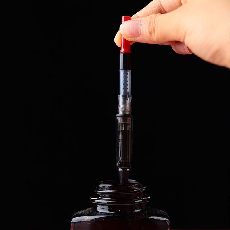 8 Colors Set Metal Calligraphy Pen Soft Hair Absorbent Writing Brush Watercolor Painting Tool School Office Supply Stationery