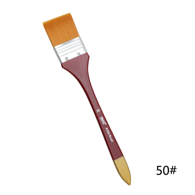 1 szt. Pędzle akrylowe DIY zestaw pędzli graffiti dla artysty pędzel robić szorowania oleju szkoła rysunek farba artykuły papiernicze: BŁĘKITNA