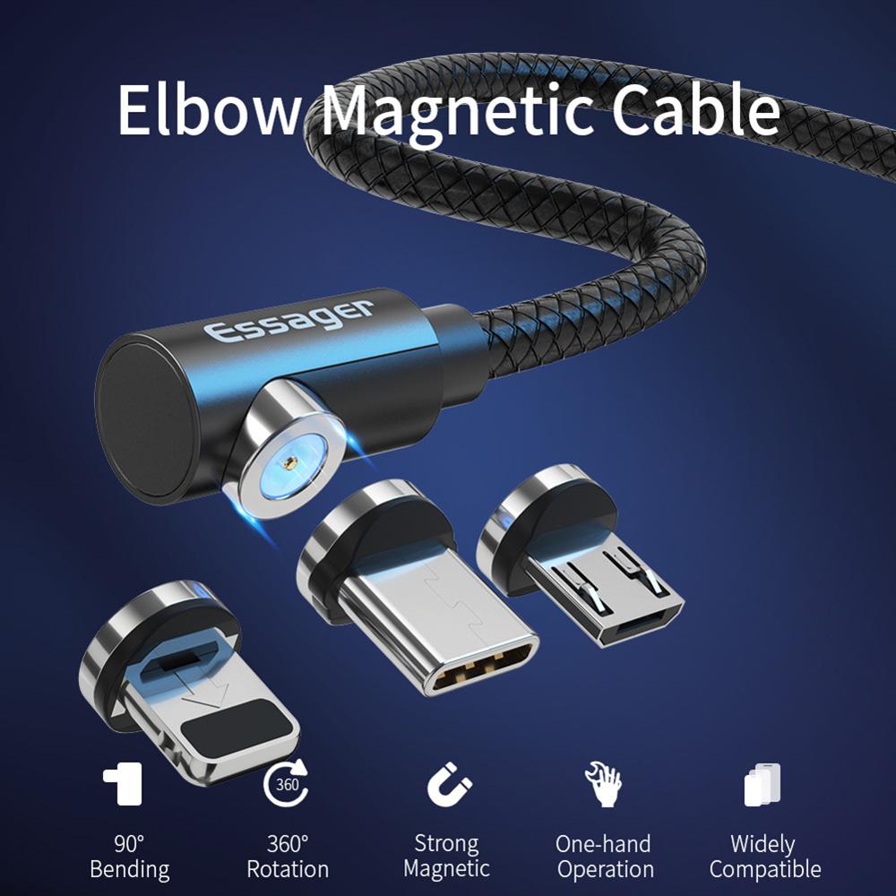 Magnetische USB Kabel Schnelle Lade USB Typ C Kabel Magnet Ladegerät Daten Ladung Micro USB Kabel Handy Kabel USB schnur