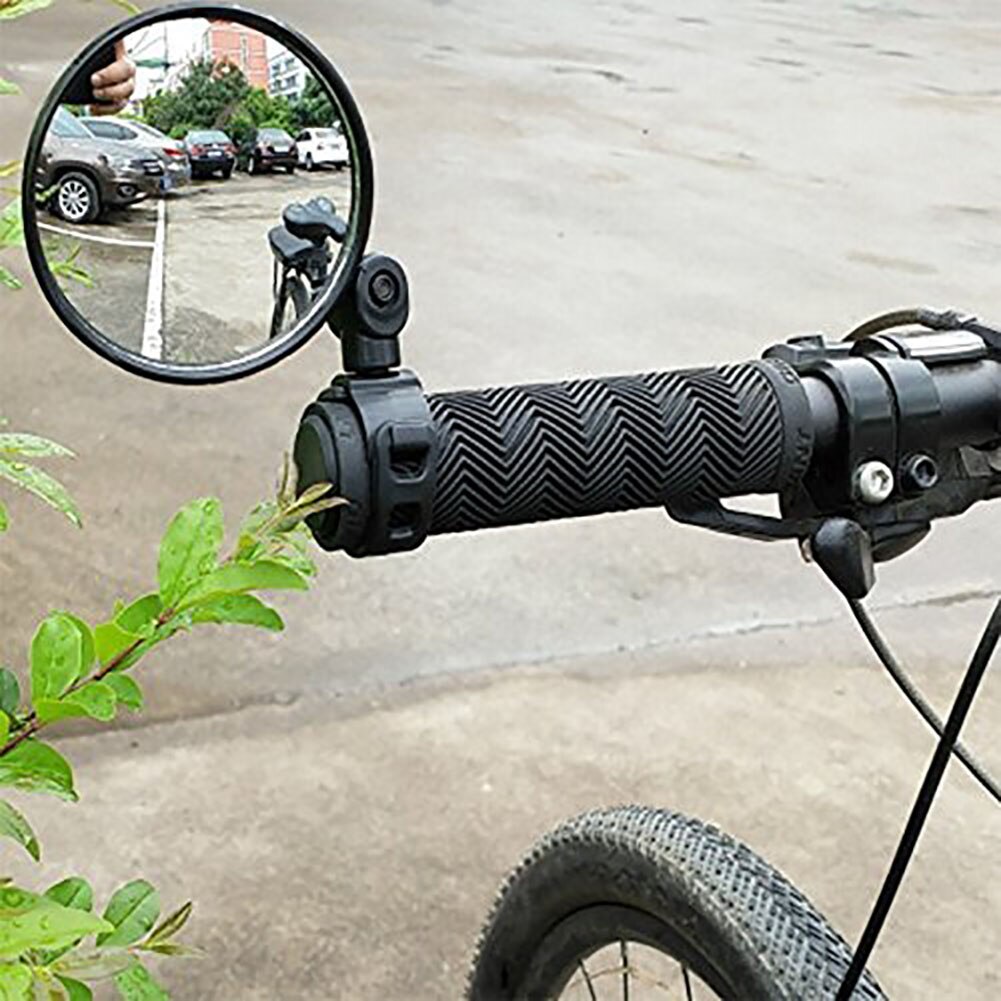 Universal 360 Rotate Adjustable Bicycle Rearview Handlebar Wide-angle Convex Mirror Cycling Rear View MTB Bike