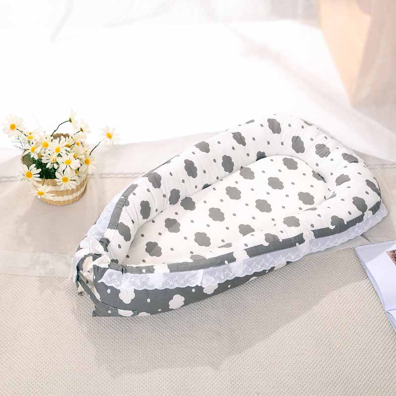 Lit de bébé bionique Portable en coton, berceau amovible et lavable, pour -né, nid de couchage, lit de couchage de 0 à 36 mois: 8