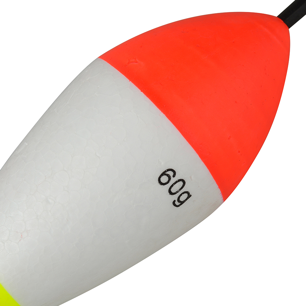 Lot de 5 flotteurs de pêche en mousse flottante, 1g – 60g, bouée de flottabilité, Tube en mousse, pour matériel de pêche