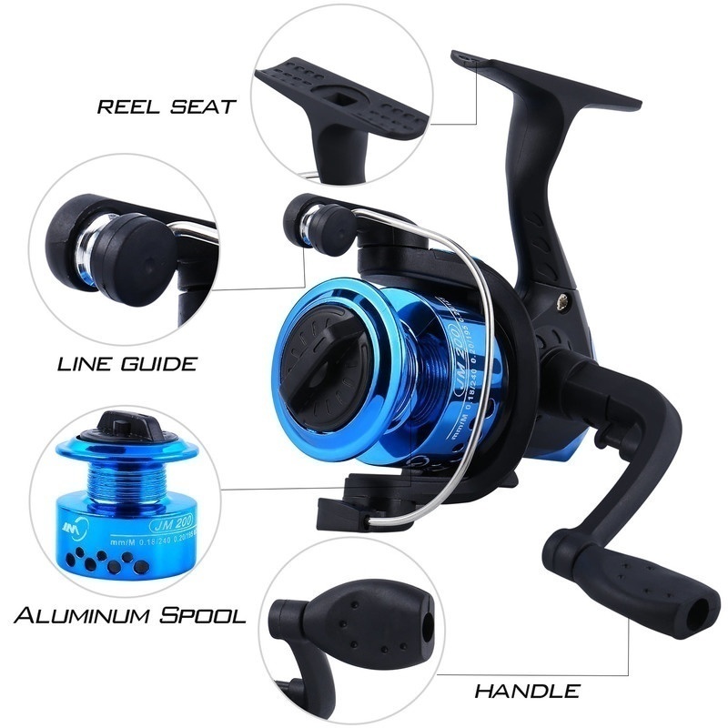 Fishing Rod Full Kits With Telescopic Fishing Rod And Spinning Reel Baits Hooks Saltwater Freshwater Travel Pole Set