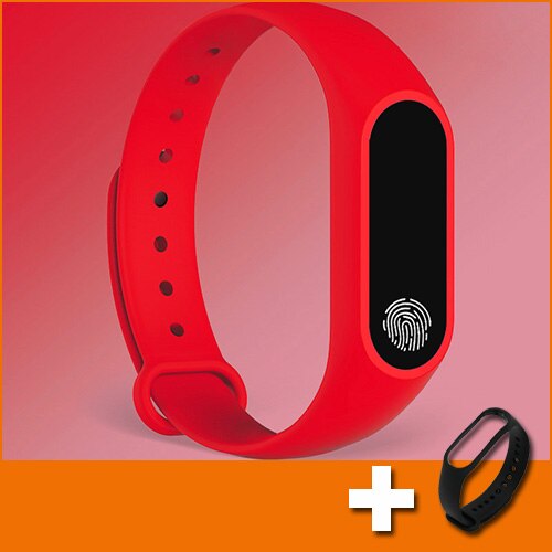 Sport armbånd klokke dame klokker dame armbåndsur for dame klokke kvinnelig armbåndsur timer relogio feminino: Rød legg stropp 1