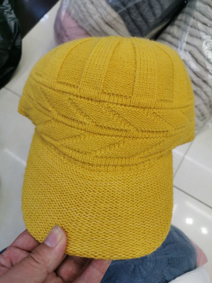 ¡Novedad de ! Gorro de béisbol de invierno de de punto cálido y grueso para hombre y mujer H35: 2