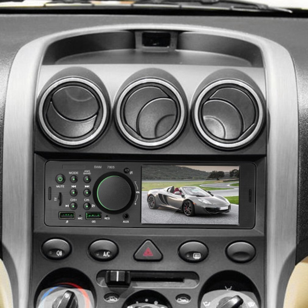 4.1 Inch Auto Hd Groot Scherm Bt Auto Mp5 Speler Auto Mp3 Mp4 Card Machine Auto Radio Host Omkeren Video speler