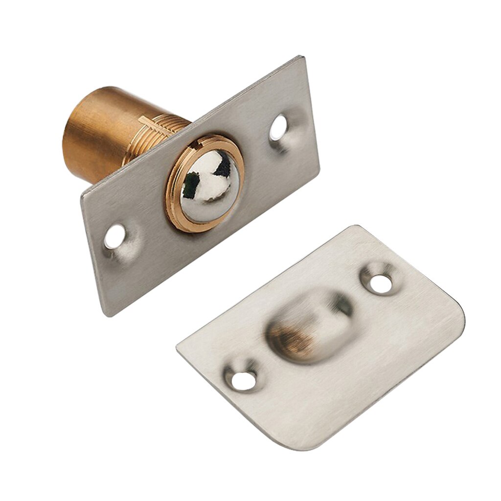 Stainless Steel CATCH Ball Catch Mortice Door Cupboard Spring Roller Latch (Home, office, hospital, hotel, factory)