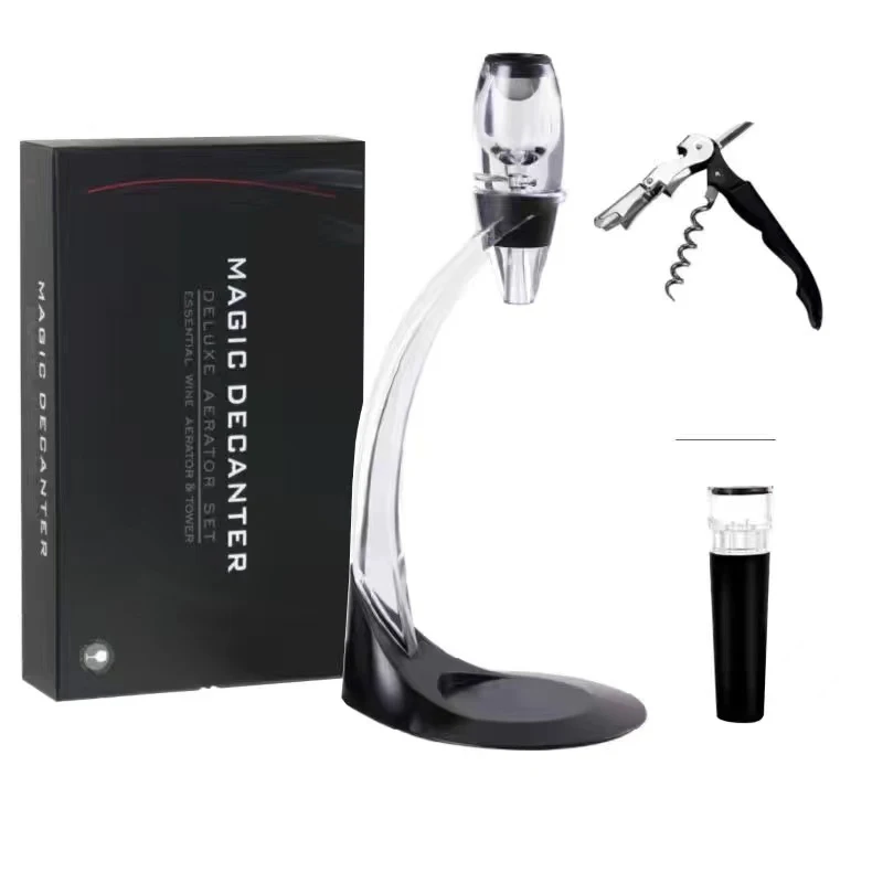 Tragbare Rotwein Dekanter Belüfter Bernoulli Air Magic Belüfter Rot Weiß Wein Whisky Schnelle Dekanter Ausrüstung Bar Zubehör: Rosa