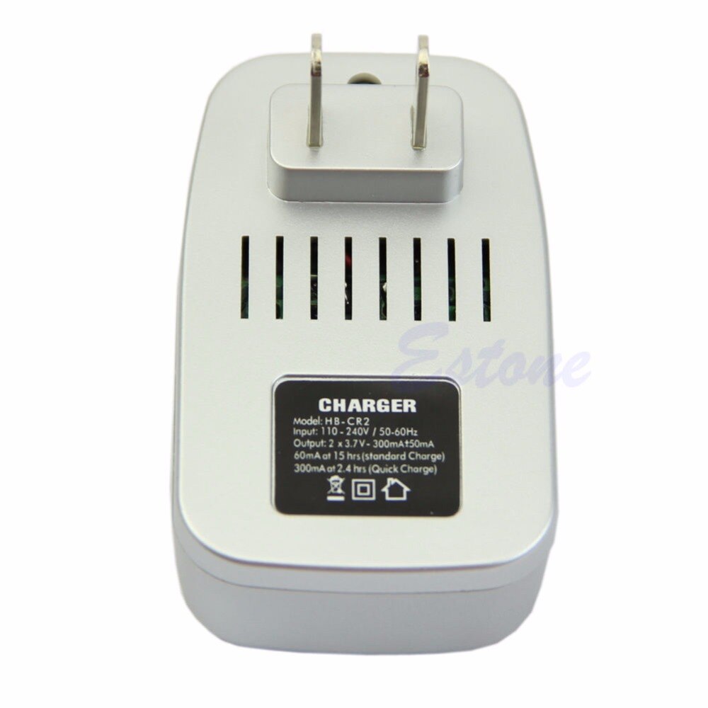 1 Pc 3V Travel Wall Thuis Wall Charger Voor CR2 Lithium Oplaadbare Batterij Us Plug