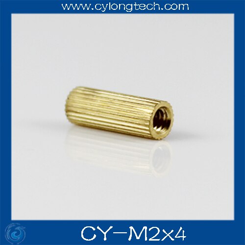 M2 * 4mm cctv camera isolatie column 100 stks/partij Monitoring Koperen Cilinder Ronde Schroef. CY-M2 * 4mm