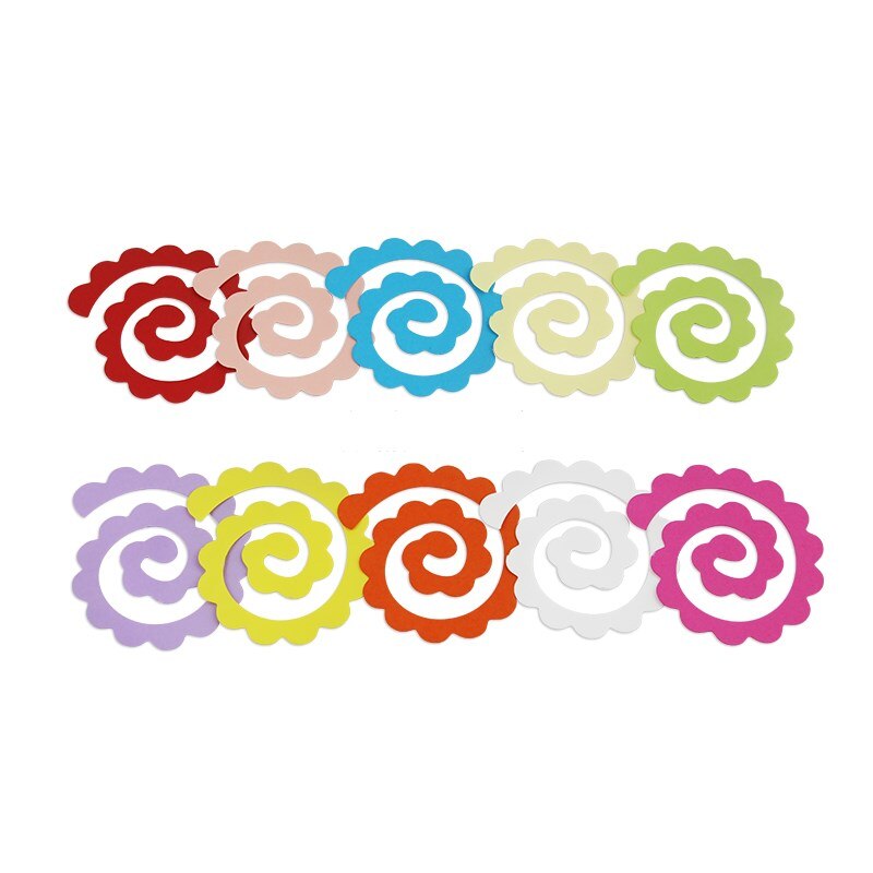 30pcs Multi Size Rose Flower Quilling strisce di carta Craft Make Paper Flowers Kit per Scrapbooking Quilling Paper Set