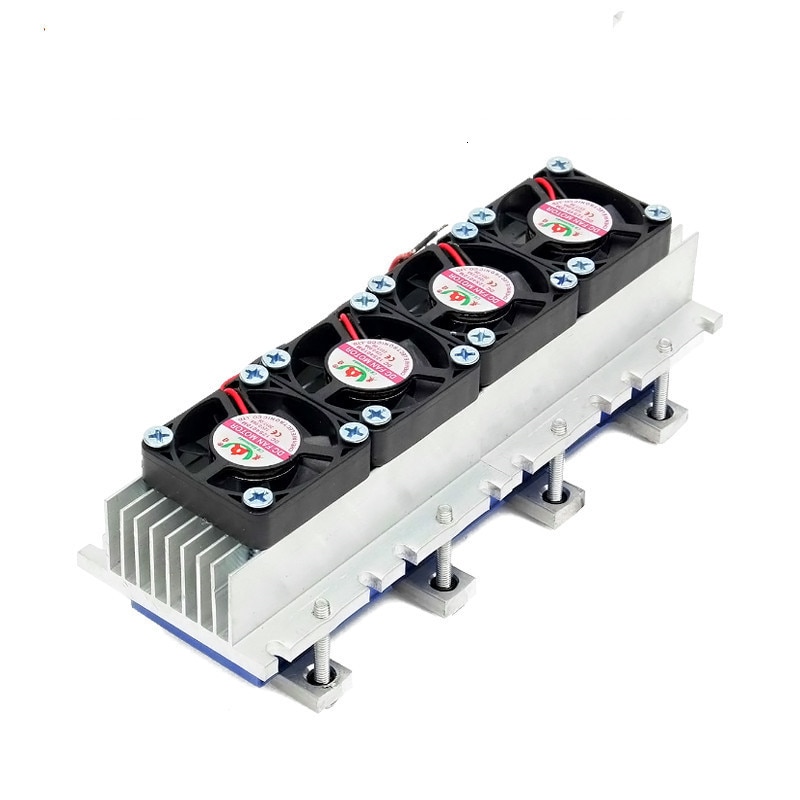 Semiconductor Refrigeration Chip Air Conditioning Unit 12V Refrigerator Kit CPU Water Cooling Head Radiator 170W
