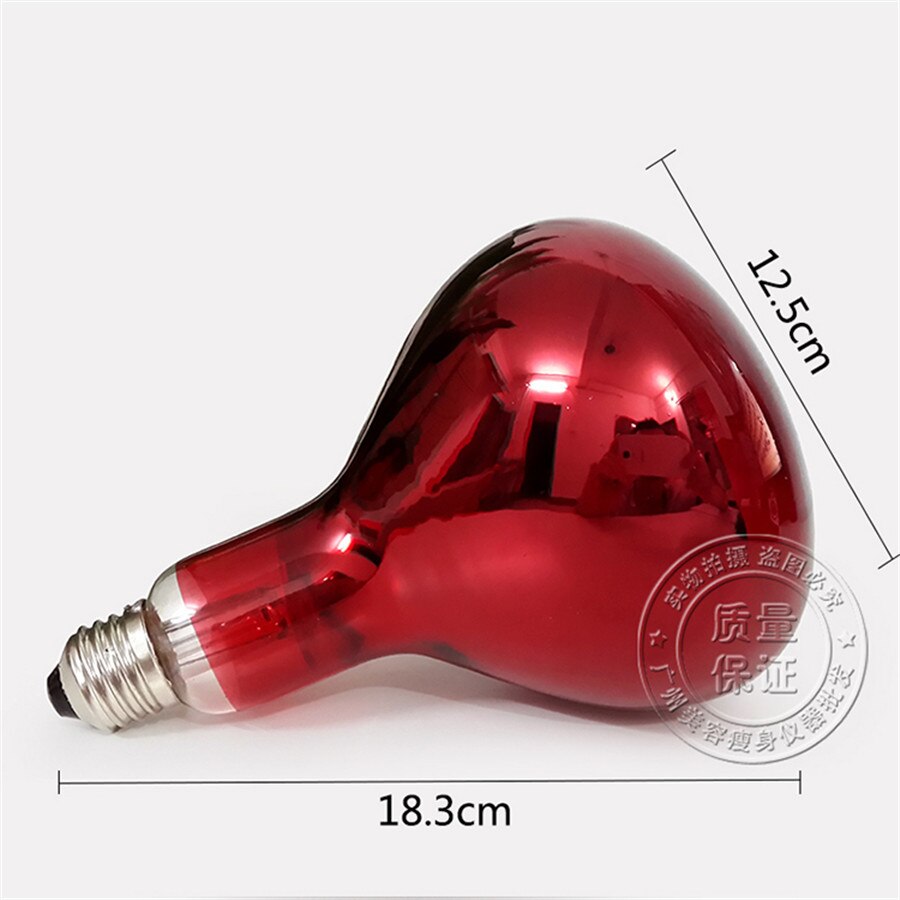 275W lampa grzewcza na podczerwień żarówka na podczerwień żarówka 220V opieka zdrowotna