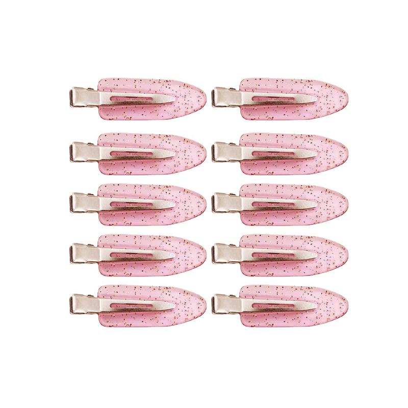 Molans 10 pz/impostato no piegare Fermagli per Capelli Senza Soluzione di Continuità Frangia Laterale Barrette Trucco Lavaggio Viso Accessori Donne Ragazze messa in piega Forcine: verde