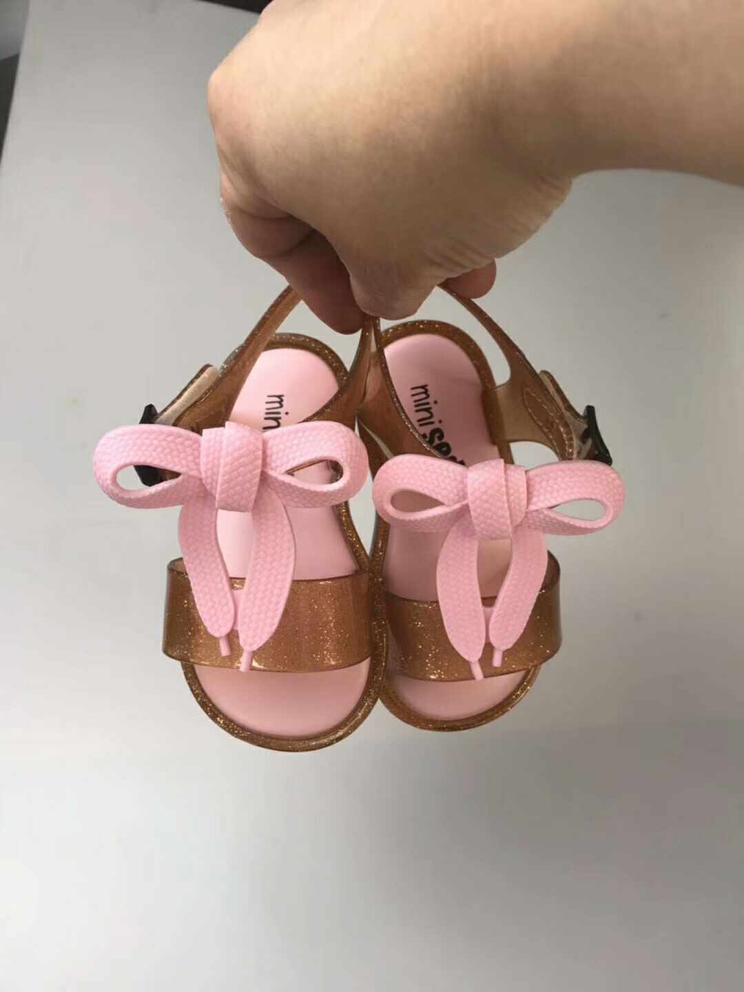 Mini Shoes Summer Style Jelly Shoe Girl Non-slip Kids Beach Sandal Toddler Kids Sandals