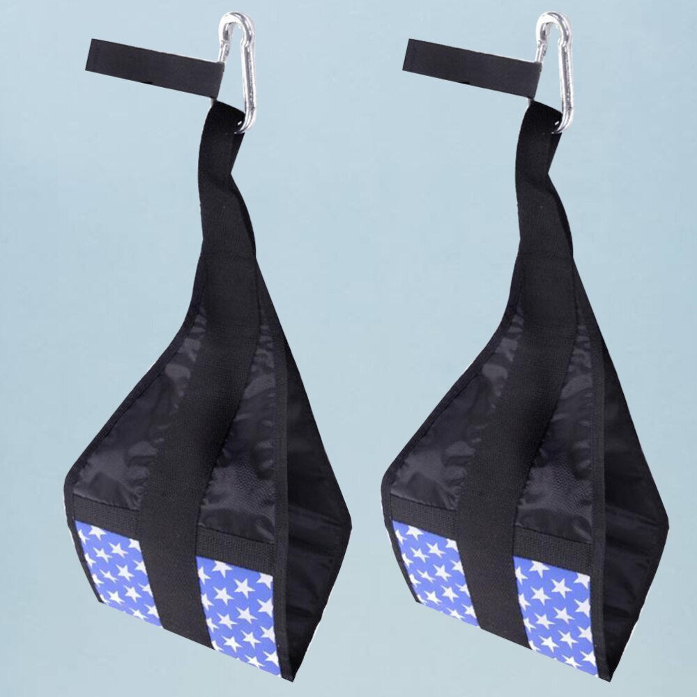 2 stuks handige, comfortabele hangende buikband met optrekstang voor fitness