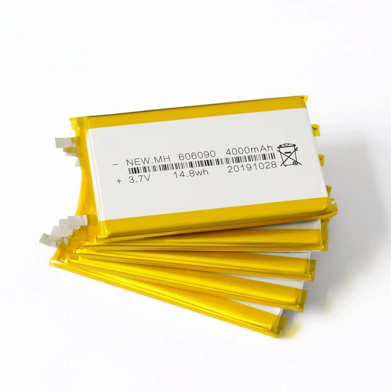606090 3,7 v 4000mAh batería Lipo recargable para GPS MP4 cámara banco de energía tableta juguetes eléctricos batería de polímero de litio 606090