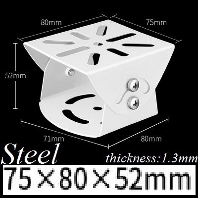 Cardan Joint, Steel and Stainless Steel, PT Joint, Aluminum Alloy Universal Joint CCTV Camera Mounting Bracket 360 Degree Adjust: Beige