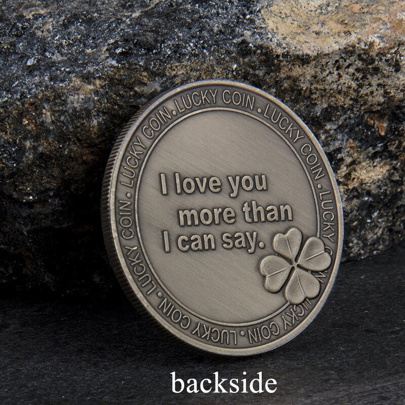 Valentines Day Anniversary Coin Token Romantic Love For Girlfriend Boyfriend Birthday