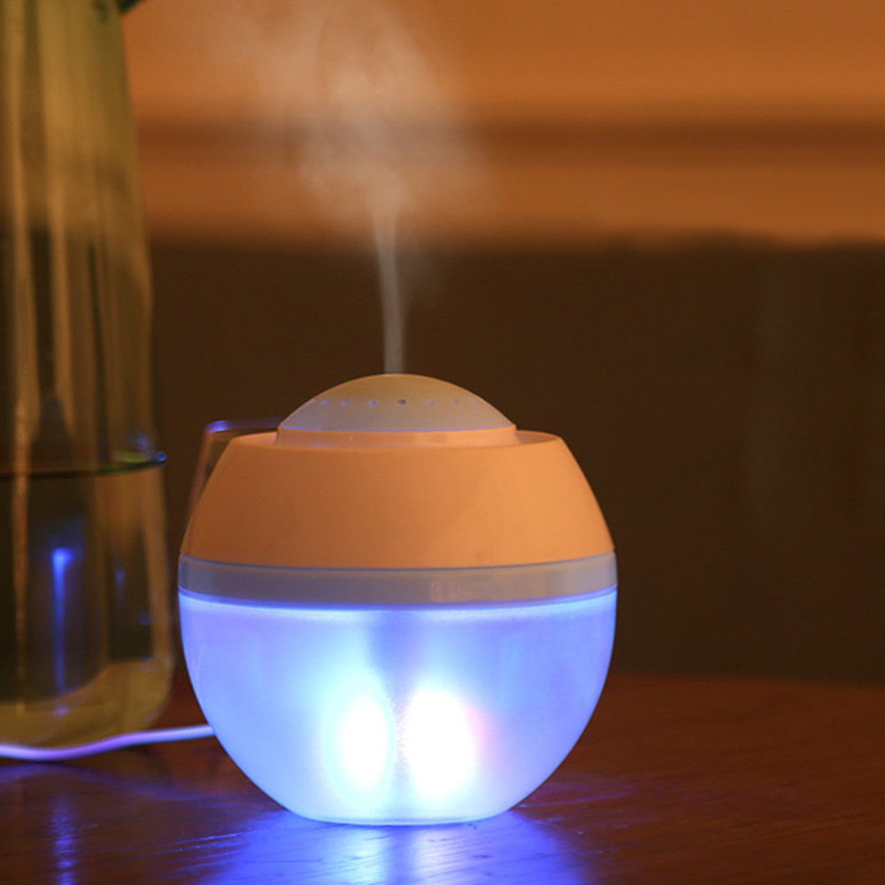 500 Usb Air Humidifier Aroma Diffuser Remote Control 7 Colors Changing Led Lights Cool Mist Maker Air Purifier For Home #BL4