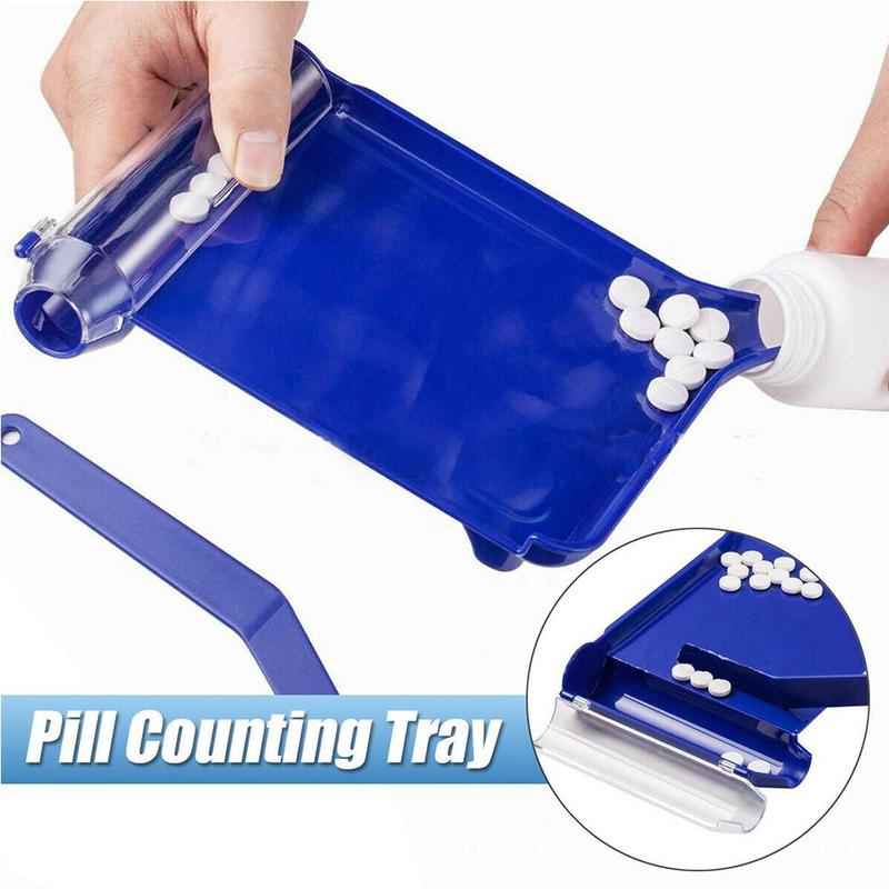 Plastic Medicine Dispensing Tray Dispensing Tray Pill Knife Dispensing Set For Pharmacy Medicine Dialing Can Fix Color