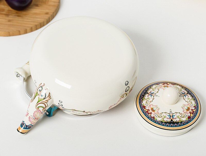 2.4L Speciale Porselein Emaille Waterkoker Waterfles Traditionele Chinese Geneeskunde