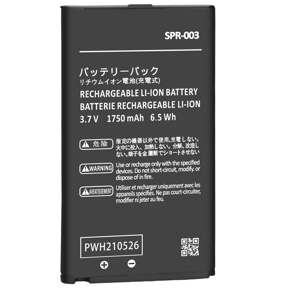 1750Mah 3.7V Batterij Vervanging Voor Nintendo 3DS 3DS Xl Oplaadbare Batterij