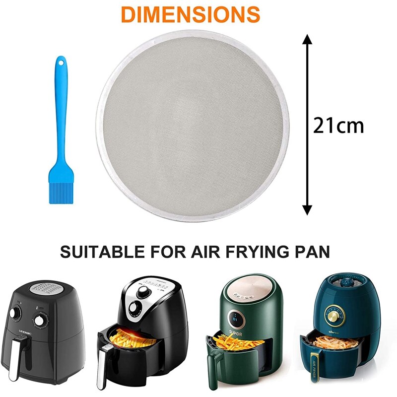 Grease Splatter Screen for Air Fryer,Nonstick Fine Mesh Anti Oil Splatter Net,Anti Oil Splatter Net