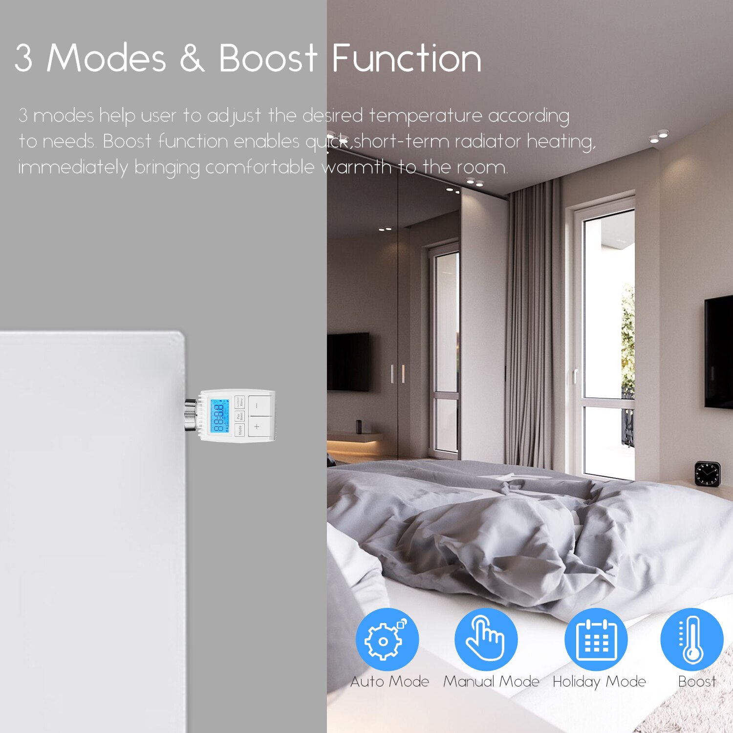 Vanne de radiateur thermostatique Tuya ZigBee Gateway, Thermostat intelligent Programmable hebdomadaire, radiateur de chauffage, commande vocale, application ouverte