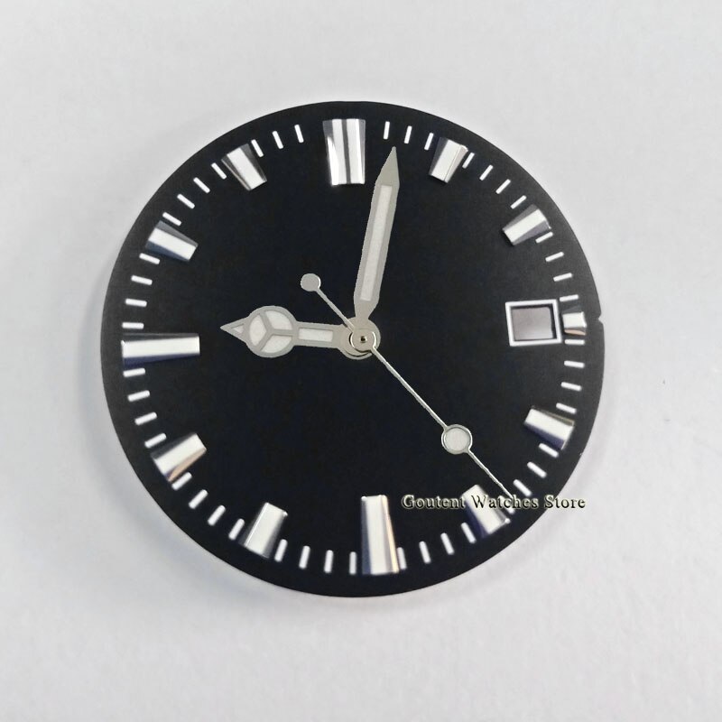 Quadrante Orologio Blu 29mm Sterile (senza Indici) - Adatto A Movimenti 2836, 2824, 2813, 3804, Miyota 82xx - Foto 2