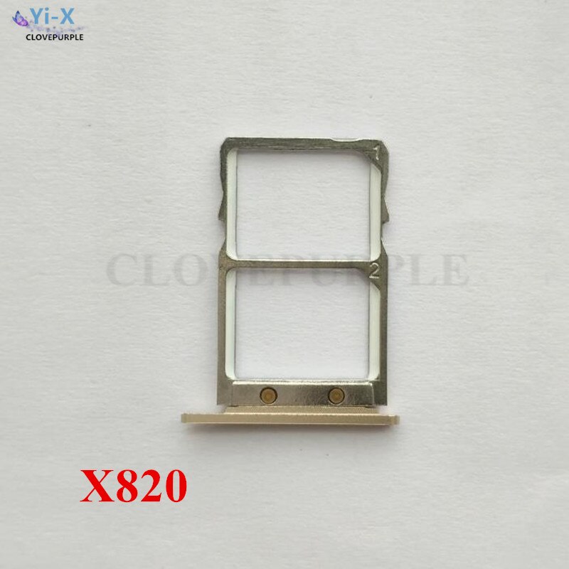 1 Uds oro/oro rosa soporte para ranura para tarjeta SIM Letv LeEco Le Max 2 X820 piezas de repuesto