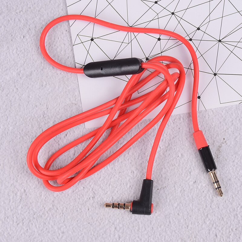 Audio replacement cable inline remote mic microphone headset for headphones