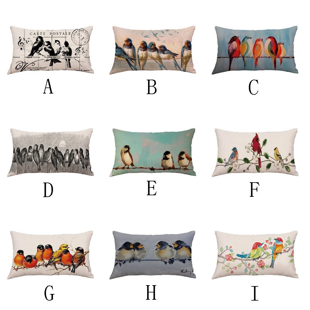 Geometrische Animal Gedrukt Kussensloop Woondecoratie Accessoires Patroon Linnen Kussensloop Sofa Fluwelen Kussenhoes Дакимакура