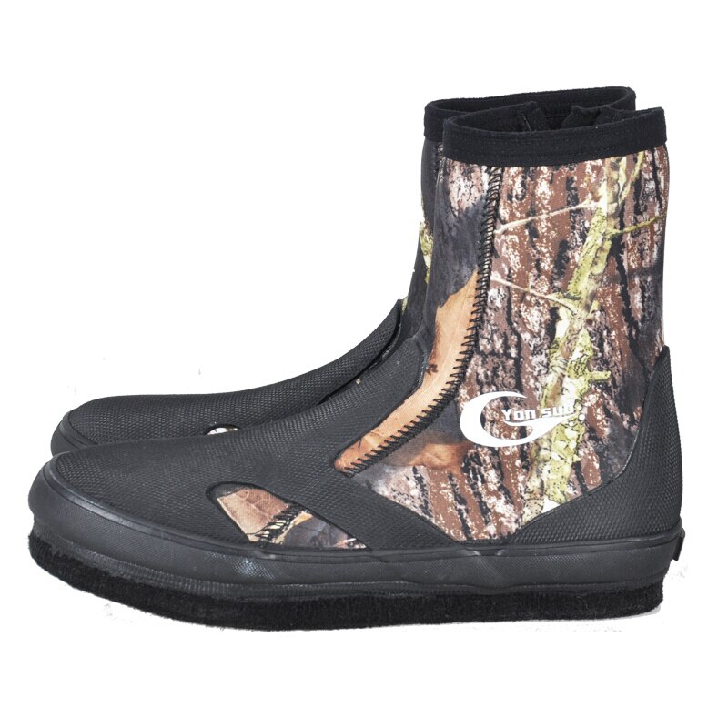 5MM Neopren Tauchen Stiefel Tragen-beständig stromaufwärts Schuhe nicht-Unterhose Angeln Schuhe Tarnung warm Halten Wasser Sport schuhe