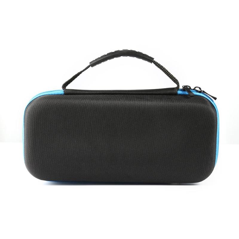 Sac de rangement dur EVA double jeu intercalaire porte-carte pochette de étui de protection de transport de jeu pour Console Nintend Switch NS: Bleu